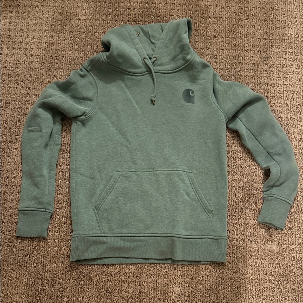 Carhartt Olive Green Relaxed Fit Hoodie